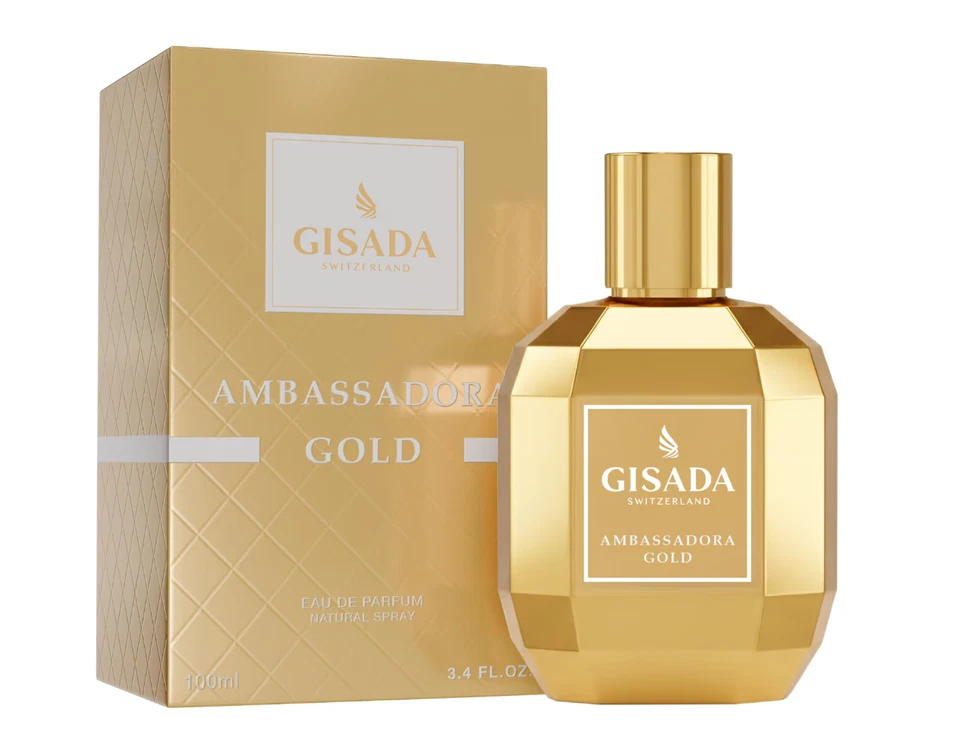 Gisada Ambassadora Gold Eau de Parfum, Frauenduft - 100ml Neu & OVP