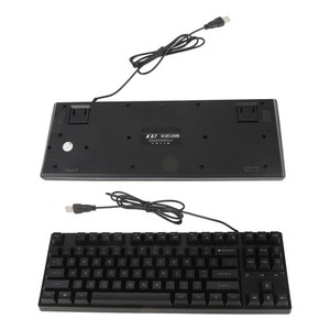Colorful Backlit 87 Mechanical Game Keyboard Keys With Curved Keys