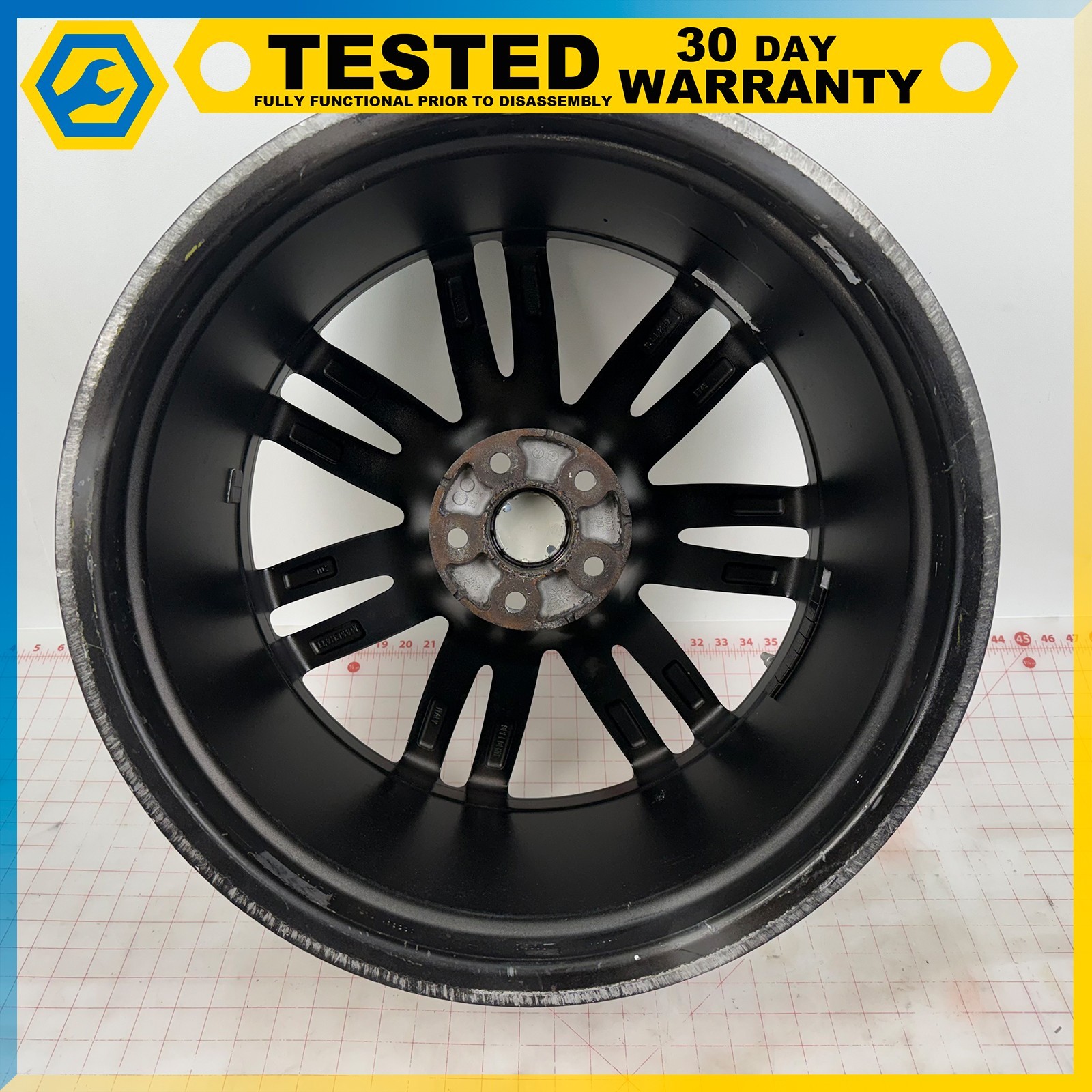 14-24 MASERATI GHIBLI 20 X 10.5J REAR WHEEL RIM GRAY OEM