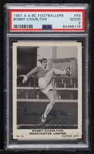 1961-62 A&BC Footballers Series 2 Bobby Charlton #53 PSA 2
