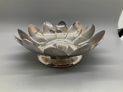 Reed & Barton Silver Plate Water Lily Lotus Bowl Dish #3002 | eBay