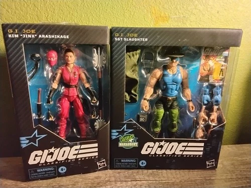 G.I.Joe Classified SGT. Slaughter  Mad Marauders And Kim "Jinx" Arashikage Set