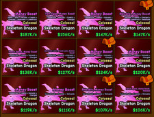 12pcs Colossal skeleton dragon catch and tame Roblox