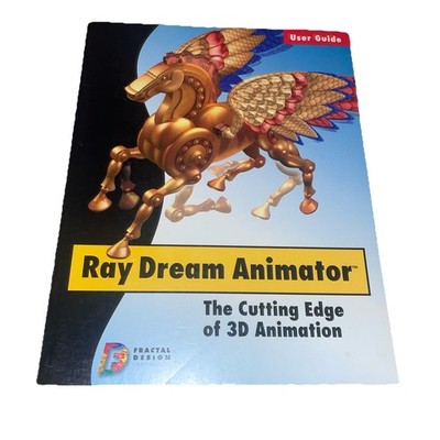 Ray Dream Animator User Guide   Fractal Design  Vintage 3D Animation Manual 1995