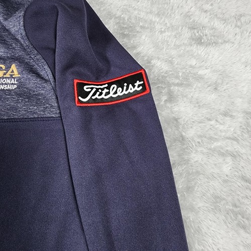 FootJoy PGA Professional Championship Pullover Uomo Piccolo Blu Titleist Golf FJ - Foto 4 di 14