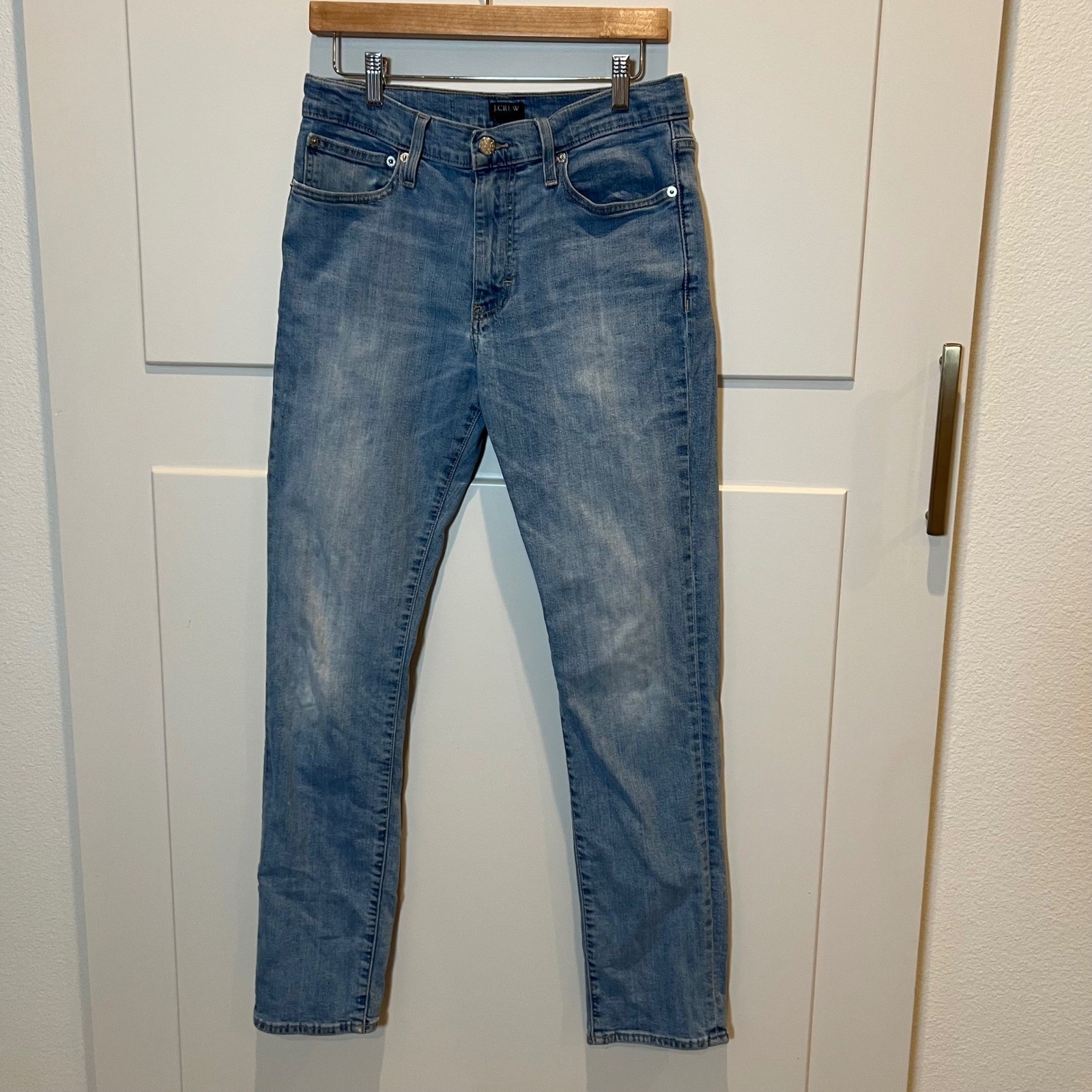 J. Crew Flex Straight Fit Light Wash Denim Jeans W30 L32