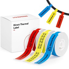 NIIMBOT D11 D110 Label Maker Tape Adhesive White Label Paper 0.47" x 4.29"