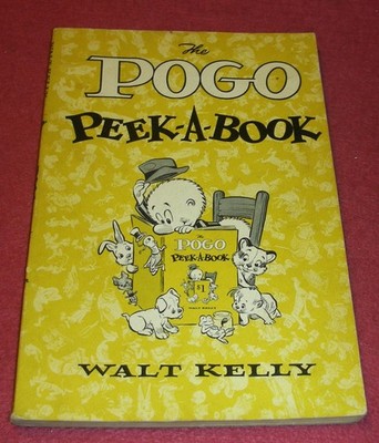 POGO PEEK-A-BOOK  by Walt Kelly   1955 Large Paperback ~ 1st Edition 1st Print