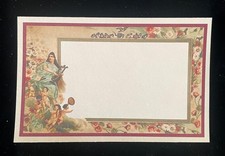 Antique Style Music Box Tune Card. 3M Adhesive Backing. 5” x 3-1/4”. Style F