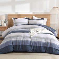 Litanika Twin Comforter Set Black Blue - 2 Pieces Lightweight Summer Bedding ...