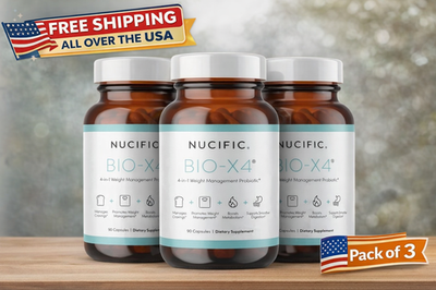 #ad 3 PACK NUCIFIC BIO X4 Weight Loss Manage Probiotic Metabolism Boost 90 Caps $54.00