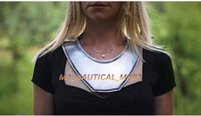 Female Steel Gorget LARP Armour Cosplay Costume