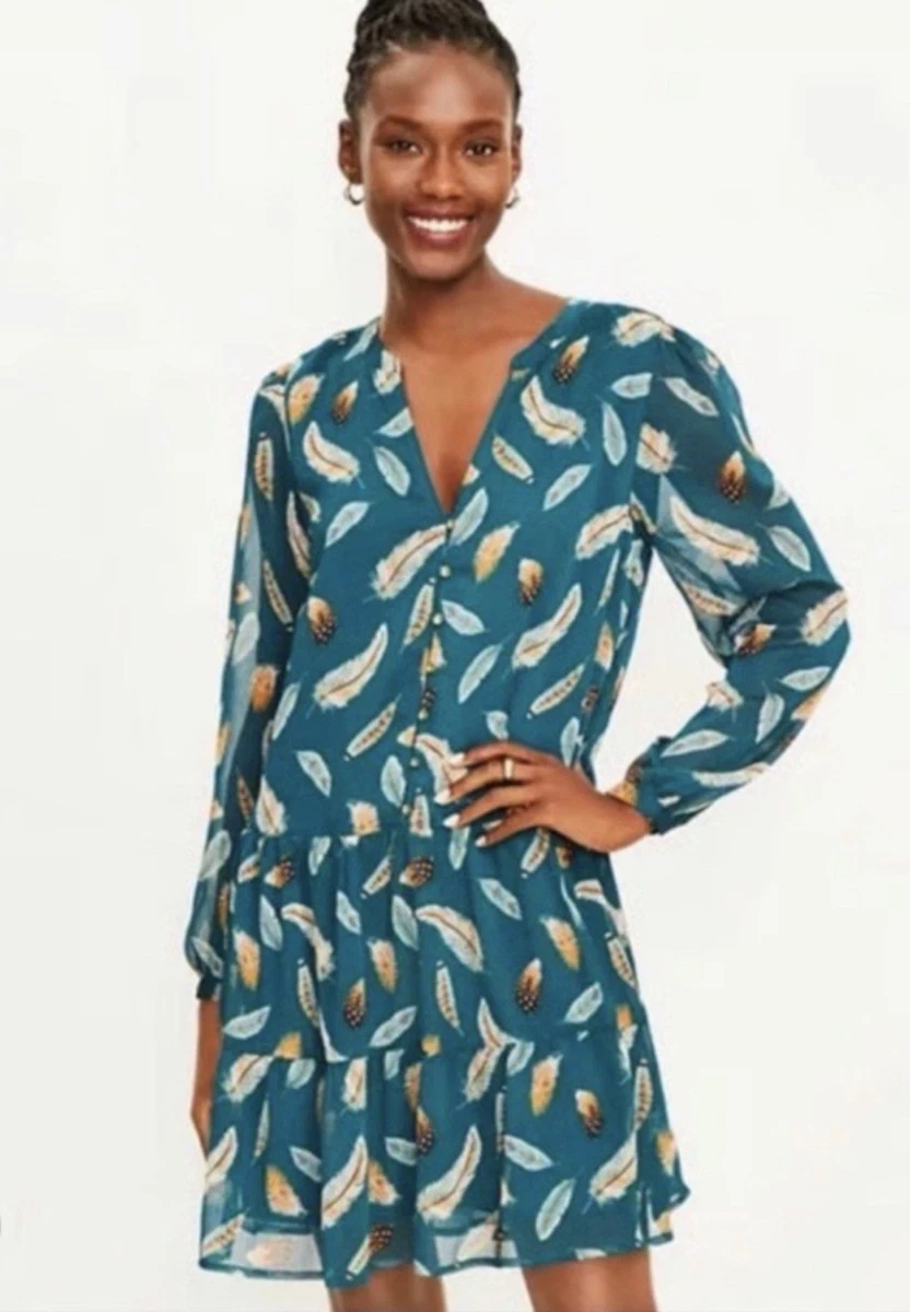 Chiffon Long Sleeve Women's Shirt Dress for sale