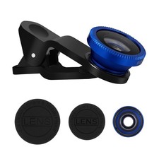 3 In 1 Cell Phone Camera Lens Macro Fisheye And Super Wide Angle Lens