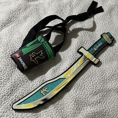 LEGO NINJAGO Lloyd's Dao Schaumstoffschwert mit Scheide grün 20,5" langes Legoland - Bild 5 von 5