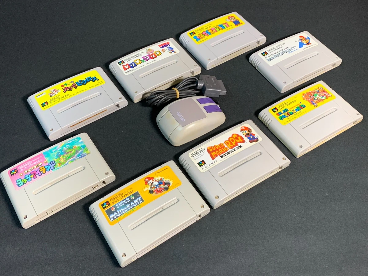 Super Mario World Kart RPG Lot Super Famicom SFC SNES Japan Nintendo