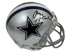ROGER STAUBACH SIGNED MINI HELMET DALLAS COWBOYS AUTHENTIC AUTOGRAPH BAS COA 
