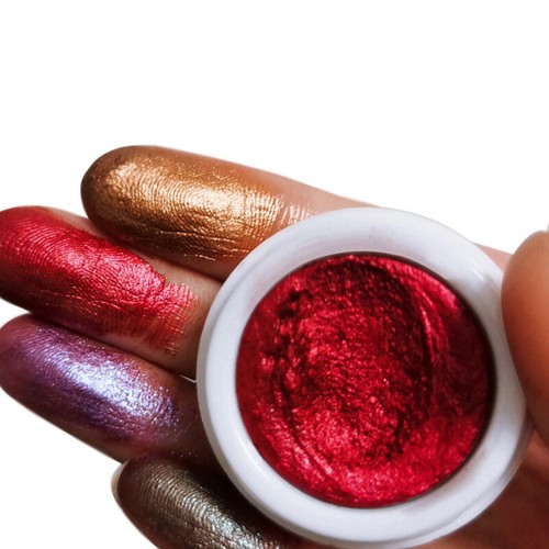 Women Compact Eyeshadow Glitter Shimmer Metallic Palette Pigment Eye Shado s K - Picture 7 of 24