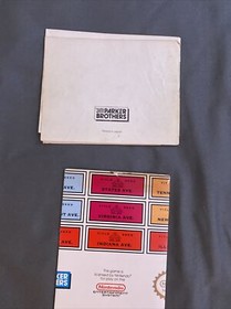 Monopoly (Nintendo NES, 1991)  Poster And Manual Only ☆ AUTHENTIC ☆