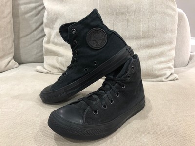 womens black chuck taylor high tops