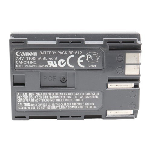 Original Canon BP-512 BP 512 BP512 Batterie - Produit D'Exposition
