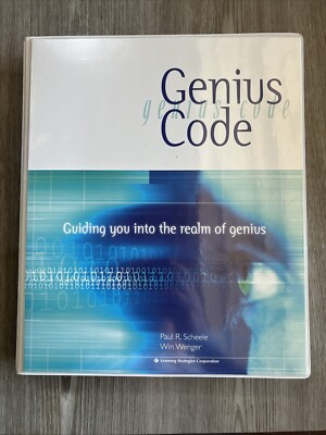 Genius Code 8 Cassette Set Paul R Scheele Guide To the Realm of Genius