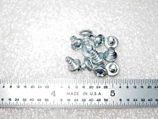 #6-20 X 3/16" SCREW SHEET METAL PAN HEAD PHILLIPS ZINC STEEL  - 100 pcs