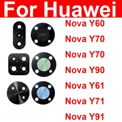 2pcs Rear Back Camera Glass Lens Cover Für Huawei Nova Y60 Y61 Y70 Y71 Y90 Y91