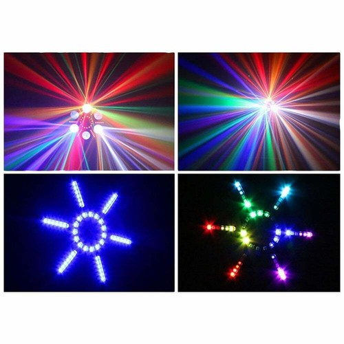 Multi FX Light Tri-Colour SMD LED Beams Lighting Room Filler DJ Disco Effect - Picture 5 of 6