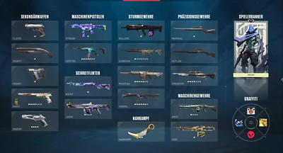 Valorant account with 30 skins and more! Rank:Gold2 EU! Contact if interested