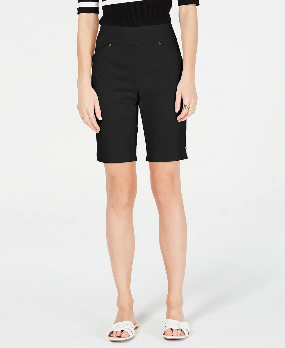 Petite bermuda top shorts for women