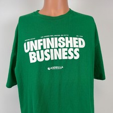 Boston Celtics Playoffs T Shirt Mens XL Green NBA Basketball Unfinished Business