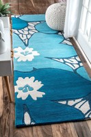 Thomas Paul Rugs Thomas Paul Hand-tufted Blue Area Rug Thomas Paul Rugs Thomas Paul Hand-tufted Blue Area Rug