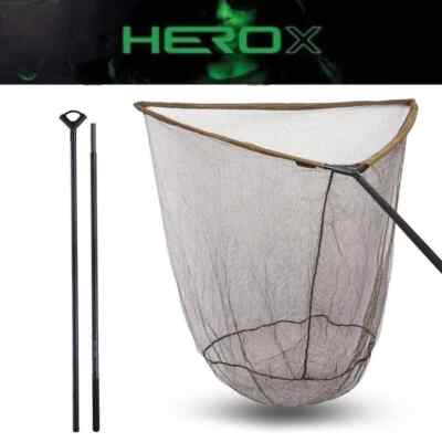 Sonik Sports NEW HeroX Landing Net 42'' 2PC 6Ft Handle CC0011 Hero X