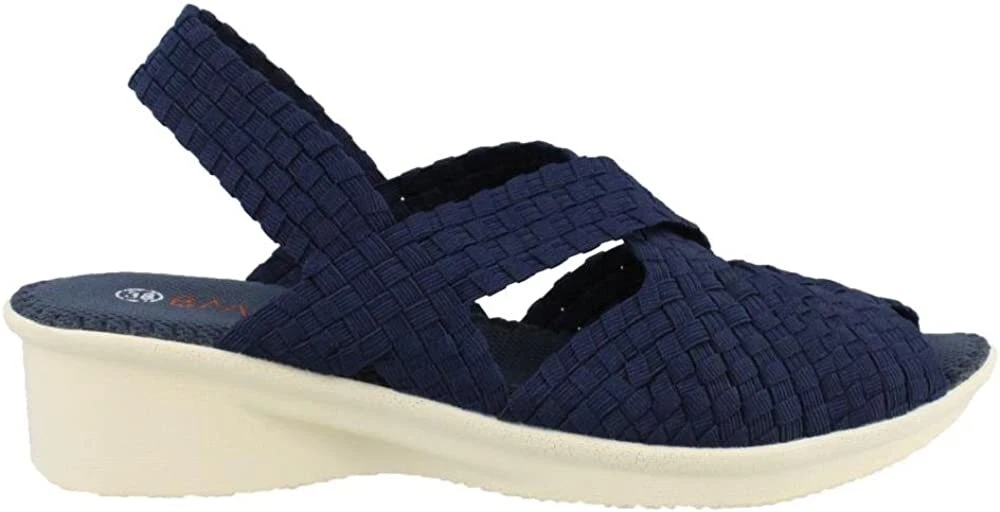 BERNIE MEV KIRA Sandals Navy New