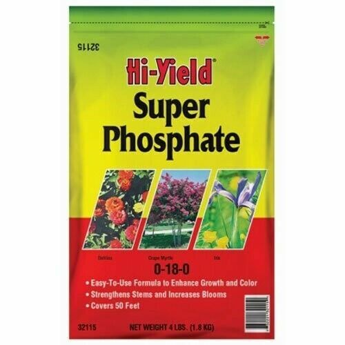 Hi-Yield 32115 4lb Free shipping anywhere At the price in the nation Super Phosphate 0-18-0