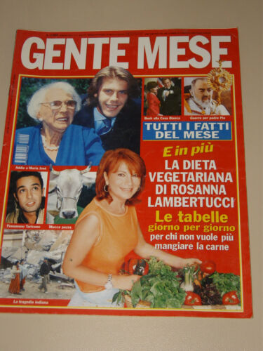 GENTE MESE=2001/2=MARIA JOSE DI SAVOIA=CATHERINE SPAAK=ROSANNA LAMBERTUCCI DIETA - Zdjęcie 1 z 1