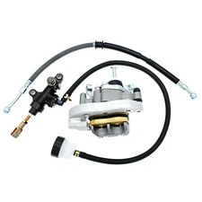 Rear Brake Caliper Master Cylinder & Hose Assy for Yamaha YFZ450R 2009-2023