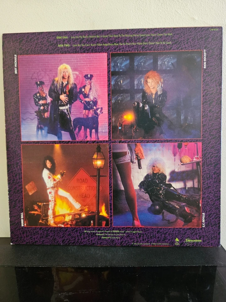 VENENO Abre y di... ¡Ahh! LP 1988 GLAM/HAIR METAL ORG PRS vinilo cubierta prohibida Foto 2 de 4