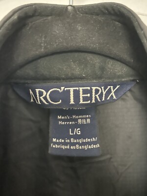 Arc'teryx Leaf Atom LT Jacket Black Size L (14282) | eBay Arc'teryx Leaf Atom LT Jacket Black Size L (14282) | eBay