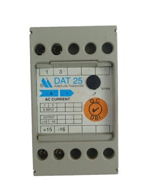 Amptron dat 25 power-line transducer t25-Is Ac 0-5A