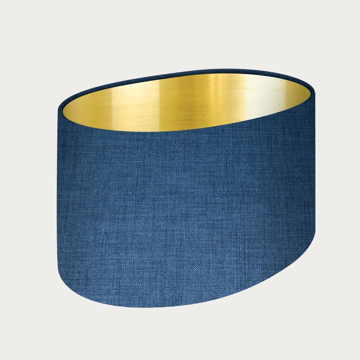 Navy blue and gold lampshade deals