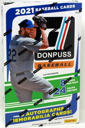 Hobby Box 2021 Panini Donruss card