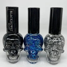 3 New Blackheart Nail Polish Bundle