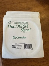 10 Dressings  CONVATEC DUODERM SIGNAL 4" x 4"  WOUND DRESSING. exp 6/27 No Box .