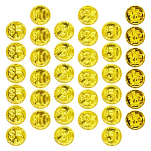 48PCS Wear-resistant Pirate Coins Multi-function Coin Props Compact Coin