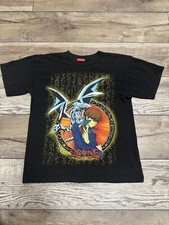 Yu-Gi-Oh King Of Cards T-Shirt Youth Size M Vintage 90's Kaiba w Blue Eyes EUC