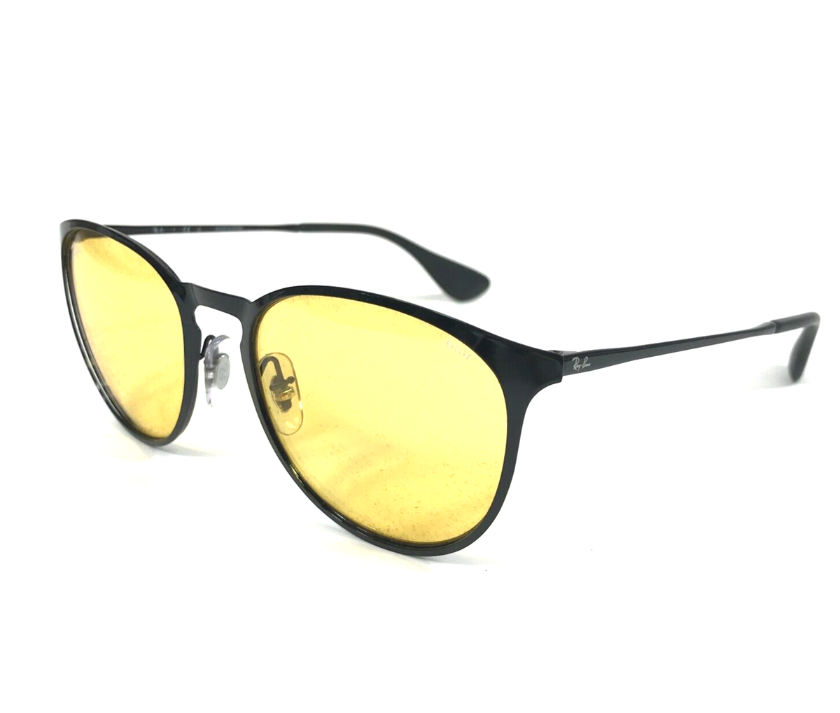 Ray-Ban Sunglasses RB3539 002/Q1 Black Frames w Yellow Ray-Ban Sunglasses RB3539 002/Q1 Black Frames w Yellow