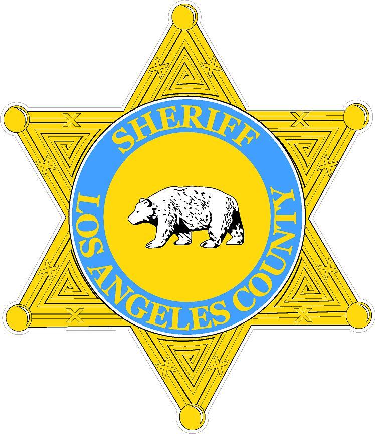 Los Angeles County Sheriff Reflective/Matte Vinyl Decal