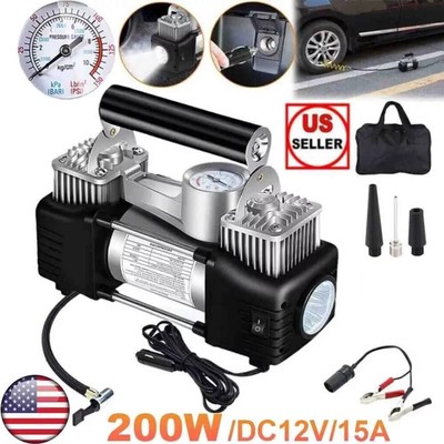 Heavy Duty 12V Portable 150PSI Car Tyre Auto Tire Inflator Pump Air Compressor
